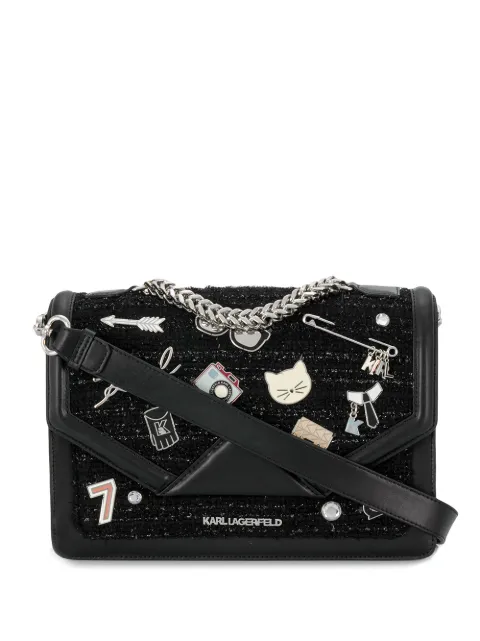 karl lagerfeld klassik pins shoulder bag