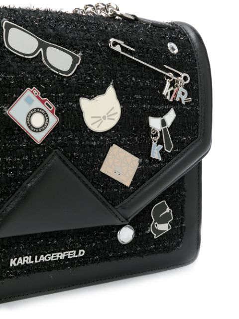 Karl Lagerfeld Kklassik Pins Shoulder Bag Farfetch