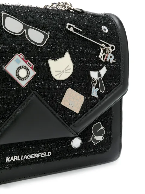 karl lagerfeld klassik pins shoulder bag