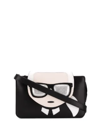 karl lagerfeld ikonik shoulder bolsa