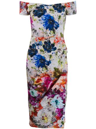 chiara boni floral dress