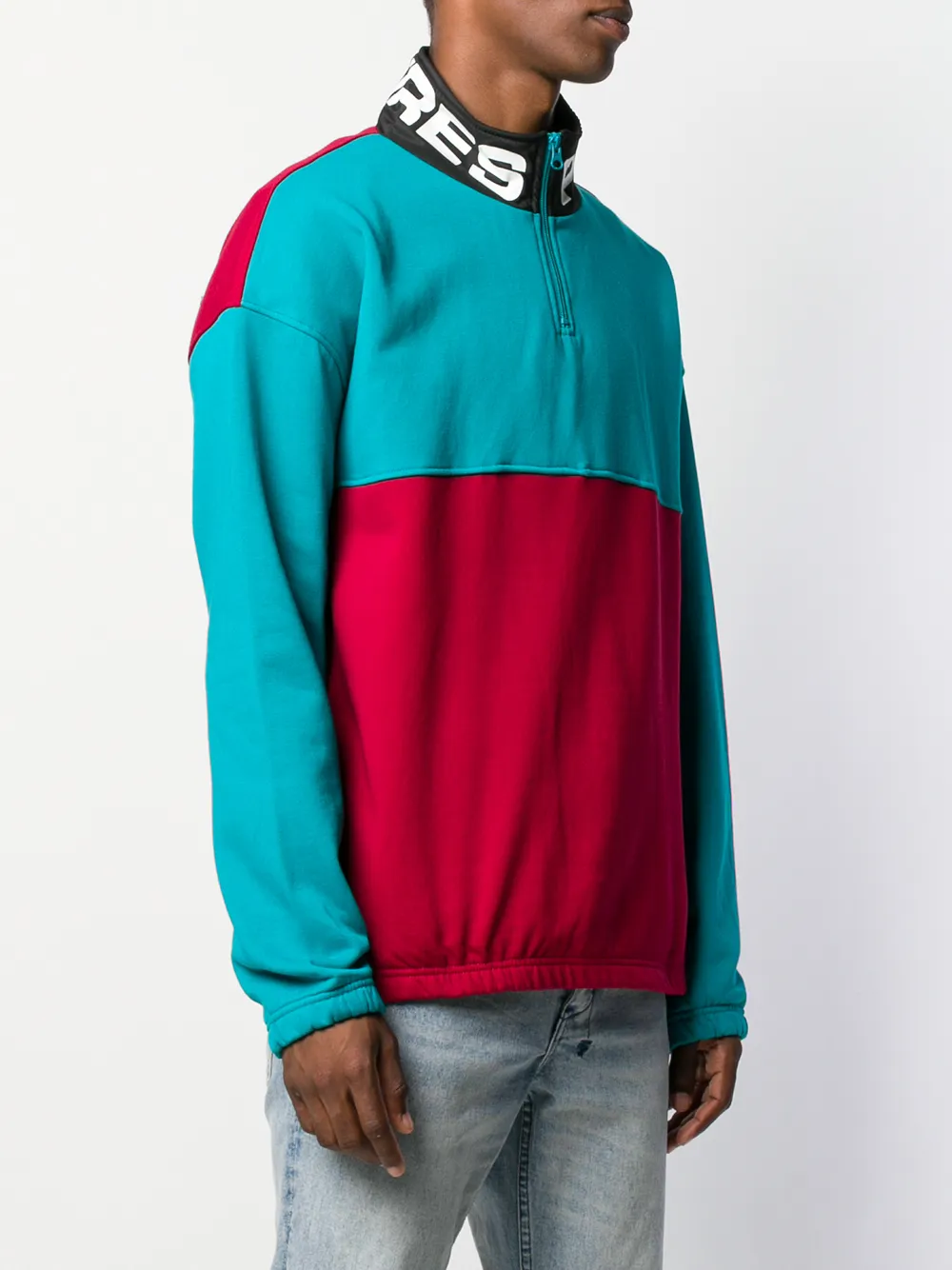 Pleasures Fleece trui Rood