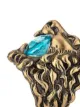 Gucci embellished Lion head ring