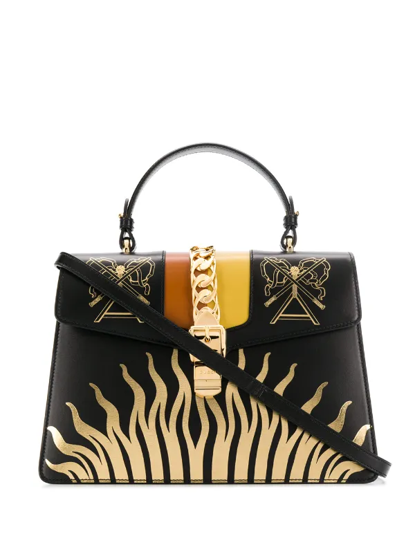 gucci sylvie flame bag