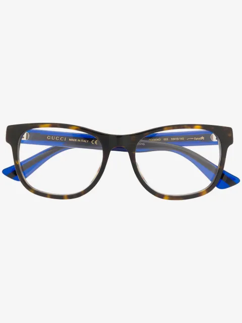 Gucci Eyewear lentes con armazón cuadrada