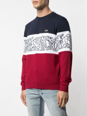 lacoste x keith haring sweatshirt