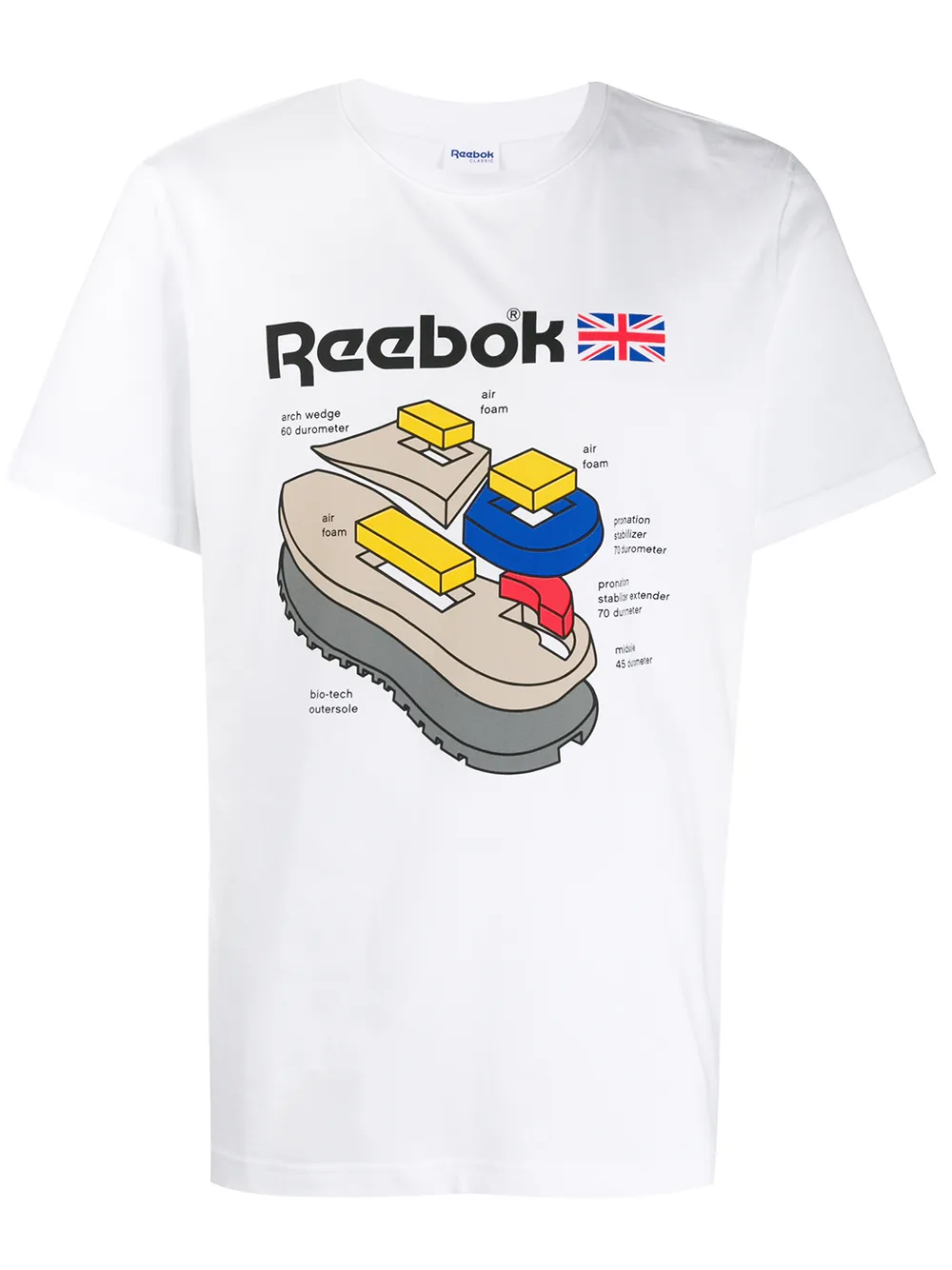 t shirt reebok anni 70