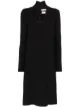 Image 1 of Bottega Veneta high-neck midi dress