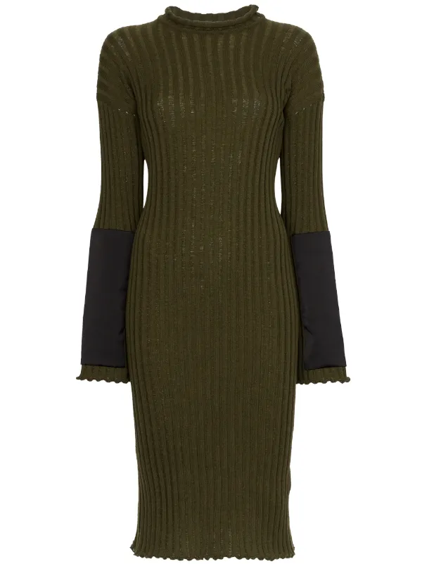 cashmere midi dress