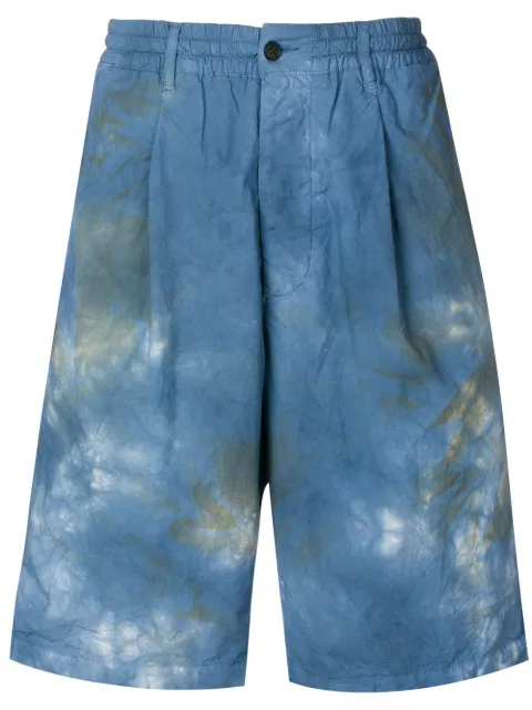 Paura tie-dye bermuda shorts