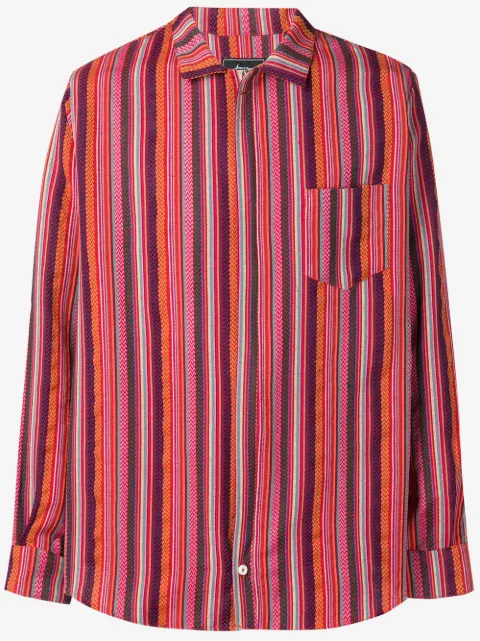 Paura Shirt met geborduurde streep 
