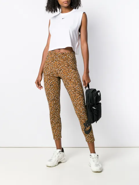 nike cheetah leggings