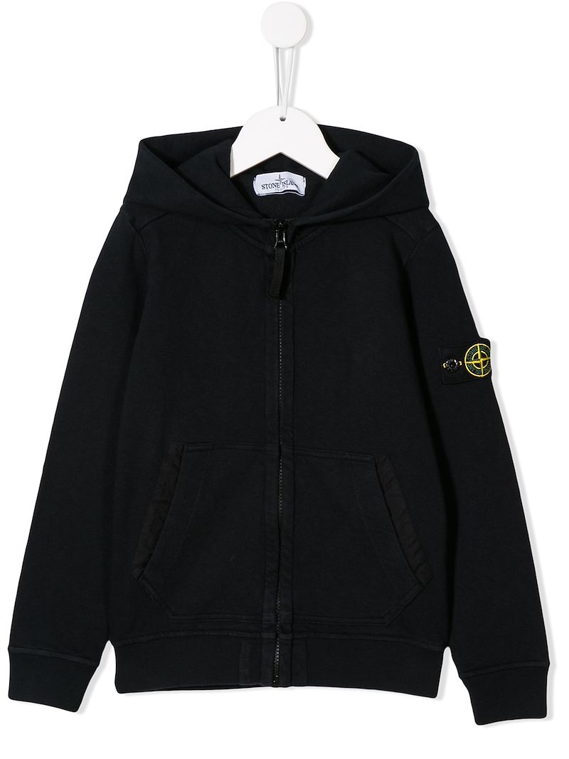 Stone Island Junior classic brand hoodie