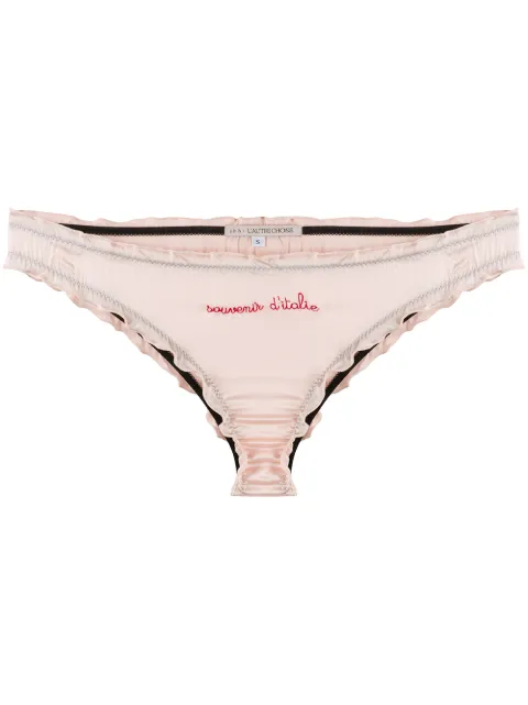 L'Autre Chose embroidered briefs