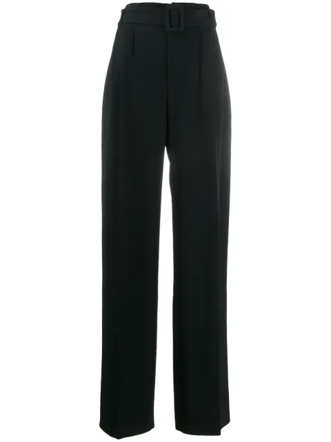 Off-White Pantaloni a vita alta con cintura