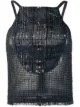 Image 1 of Chanel Pre-Owned 2006 knitted checked blouse