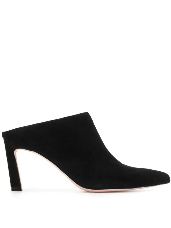 stuart weitzman black mules