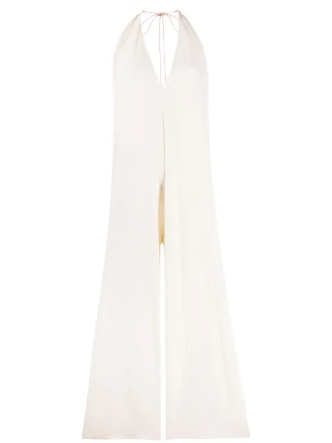 Caravana Jumpsuit mit V-Ausschnitt