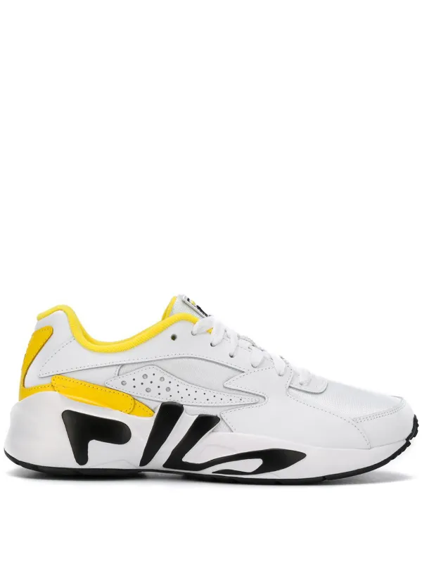 fila ray white black
