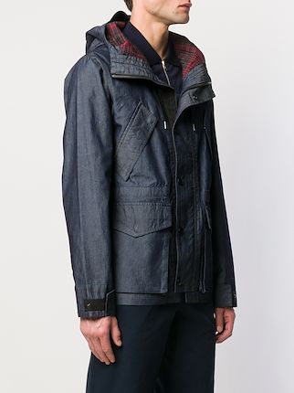 hooded denim jacket展示图