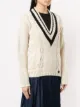 Chanel Pre-Owned 2006 cable knit V-neck jumper