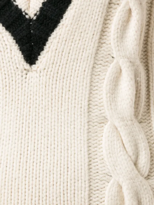 chanel v neck sweater