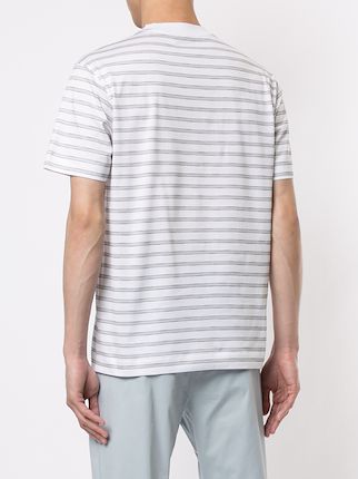 striped print T-shirt展示图