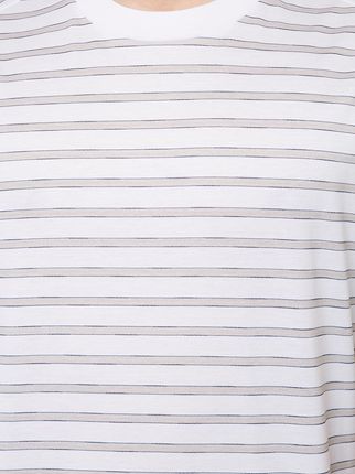 striped print T-shirt展示图