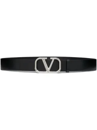 Valentino Garavani Vロゴ シグネチャーベルト 40mm | ブラック 