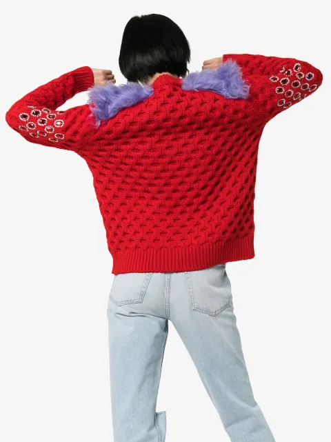 PRADA crystal embellished jumper