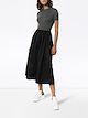 Prada knitted top flared midi-dress