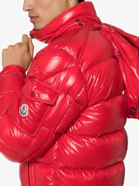 moncler maya jacket mens red