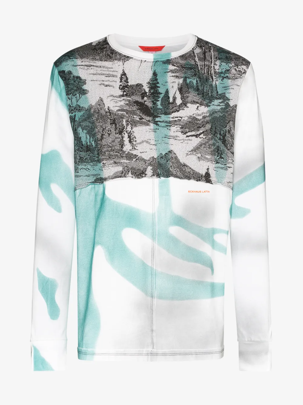 Eckhaus Latta T-shirts ECKHAUS LATTA YOSEMITE PRINT LONG SLEEVE T-SHIRT