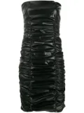 Philipp Plein ruched cocktail dress - Black