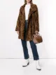 الصورة 2 من Fendi Pre-Owned معطف بالفرو الصناعي