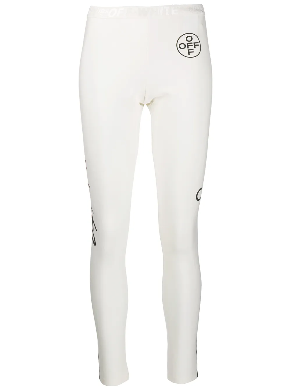 off white printed leggings