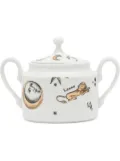 Fornasetti sugar bowl - White