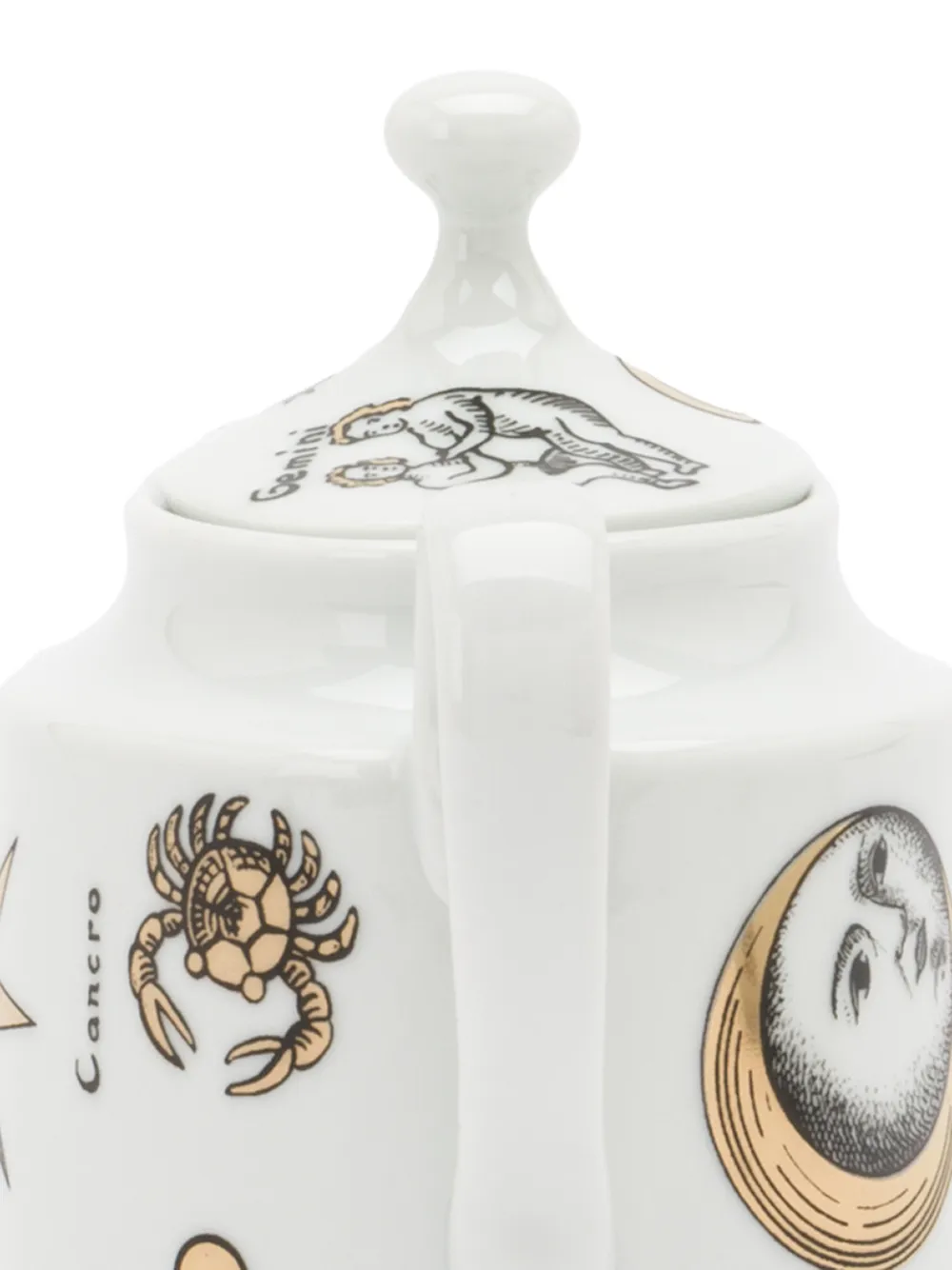  Fornasetti Sugar Bowl - White 