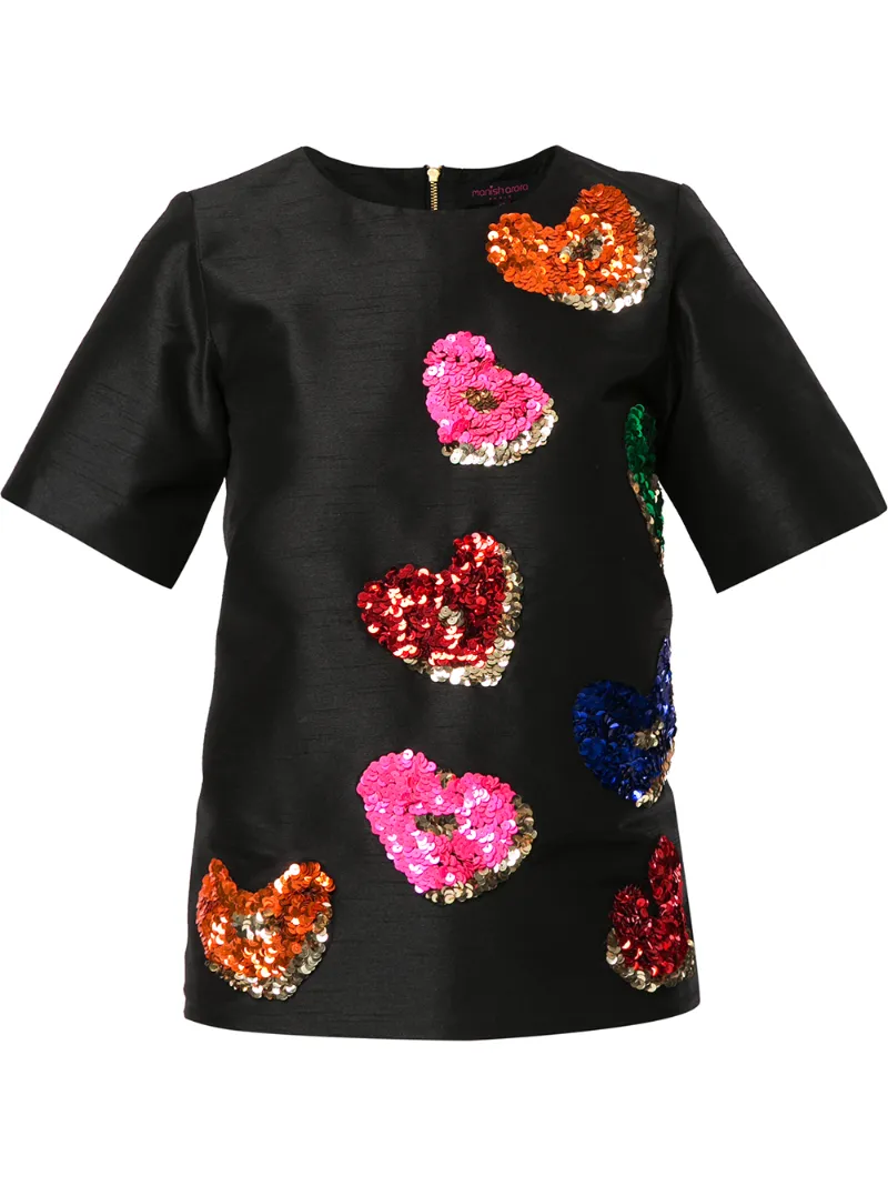 Manish Arora футболка с пайетками
