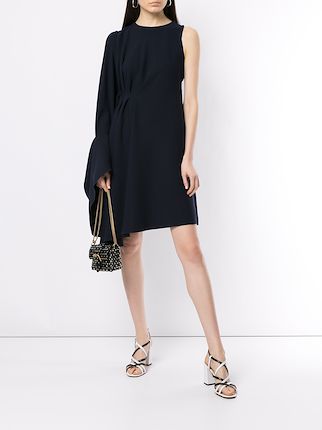 draped sleeve dress展示图