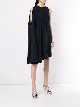 draped sleeve dress展示图