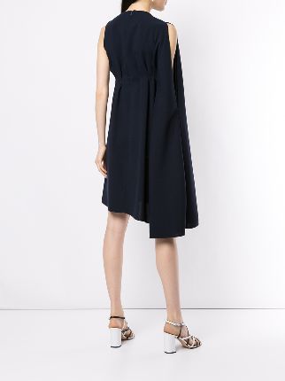 draped sleeve dress展示图