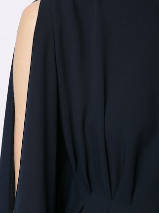 draped sleeve dress展示图