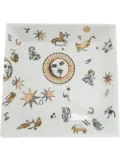 Fornasetti square plate - White