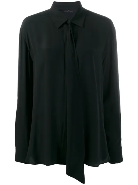 Rokh tie neck shirt