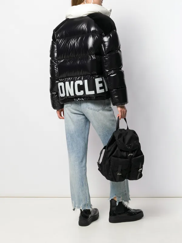 moncler logo zipped jacket