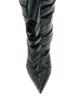 Sergio Rossi ruffle trim boots