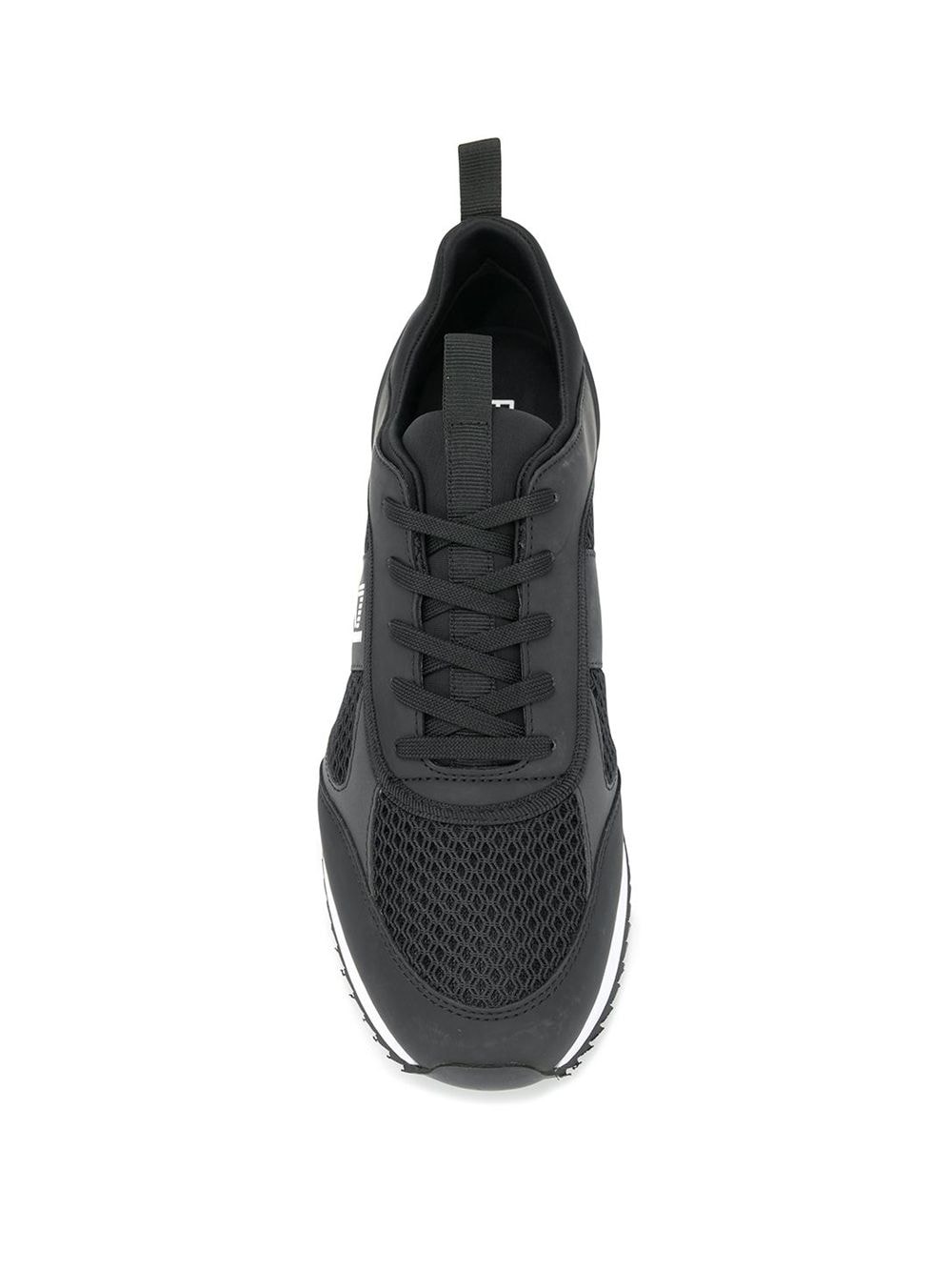 Shop Ea7 Side Logo Sneakers In Black