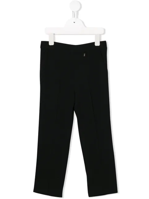 Elisabetta Franchi La Mia Bambina Calça com pingente de logo