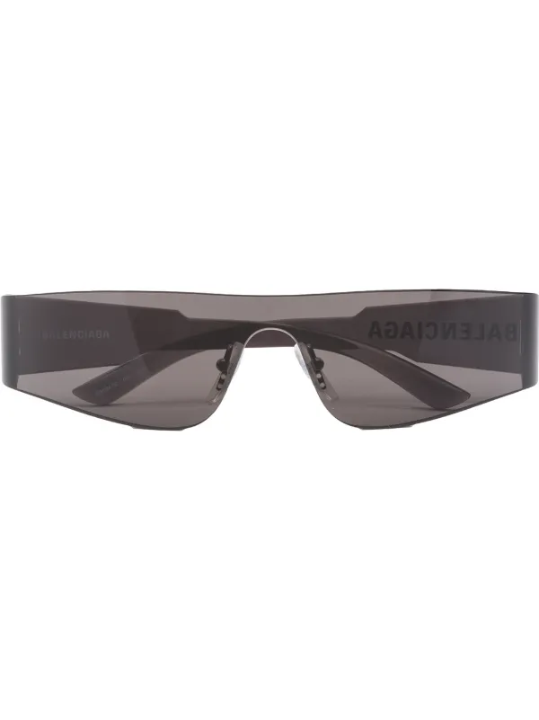 balenciaga mono rectangle sunglasses